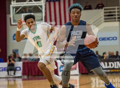 Thumbnail 3 in Pace Academy vs Patrick School (Spalding Hoophall Classic) photogallery.