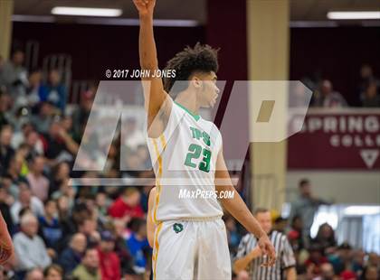 Thumbnail 2 in Pace Academy vs Patrick School (Spalding Hoophall Classic) photogallery.
