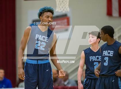Thumbnail 1 in Pace Academy vs Patrick School (Spalding Hoophall Classic) photogallery.
