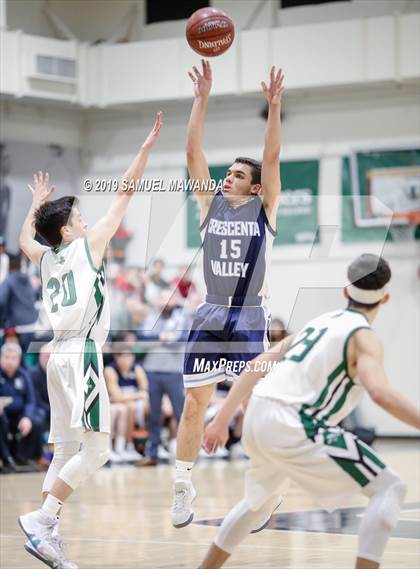 Thumbnail 1 in Crescenta Valley @ Granada Hills Charter (CIF DIII Semifinal) photogallery.
