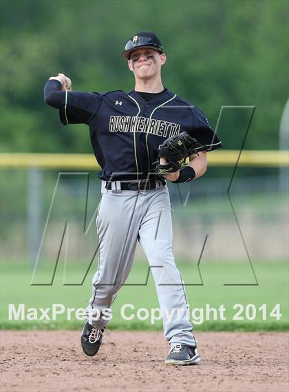 Thumbnail 1 in Rush-Henrietta @ McQuaid Jesuit (Section 5 Class AA 1st Round) photogallery.