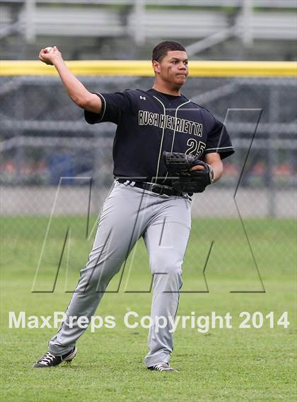 Thumbnail 1 in Rush-Henrietta @ McQuaid Jesuit (Section 5 Class AA 1st Round) photogallery.
