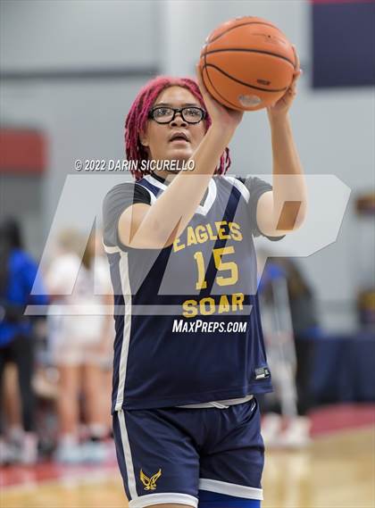 Thumbnail 1 in Shabach Christian Academy vs Crestwood (CAN) (NIKE Tournament of Champions) photogallery.