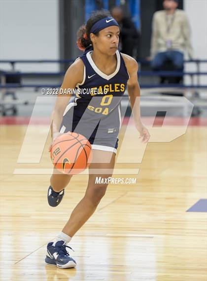 Thumbnail 2 in Shabach Christian Academy vs Crestwood (CAN) (NIKE Tournament of Champions) photogallery.