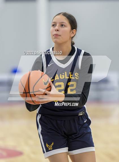 Thumbnail 3 in Shabach Christian Academy vs Crestwood (CAN) (NIKE Tournament of Champions) photogallery.