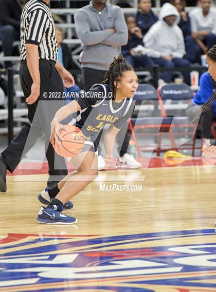 Thumbnail 3 in Shabach Christian Academy vs Crestwood (CAN) (NIKE Tournament of Champions) photogallery.
