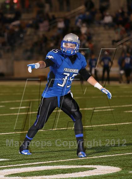 Thumbnail 2 in Angleton vs Friendswood (UIL 4A Division 1 Bi-District Playoff) photogallery.