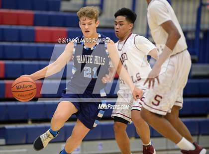 Thumbnail 2 in Sweetwater vs Granite Hills (East vs South Tournament) photogallery.