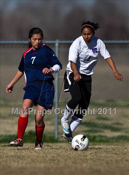 Thumbnail 2 in JV: Angleton JV vs Brazosport JV (Stampede Soccer Shootout) photogallery.