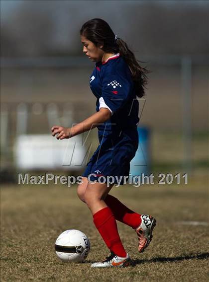 Thumbnail 2 in JV: Angleton JV vs Brazosport JV (Stampede Soccer Shootout) photogallery.