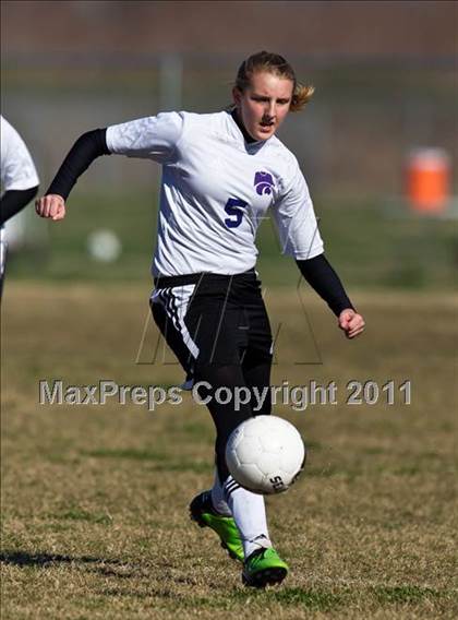 Thumbnail 2 in JV: Angleton JV vs Brazosport JV (Stampede Soccer Shootout) photogallery.