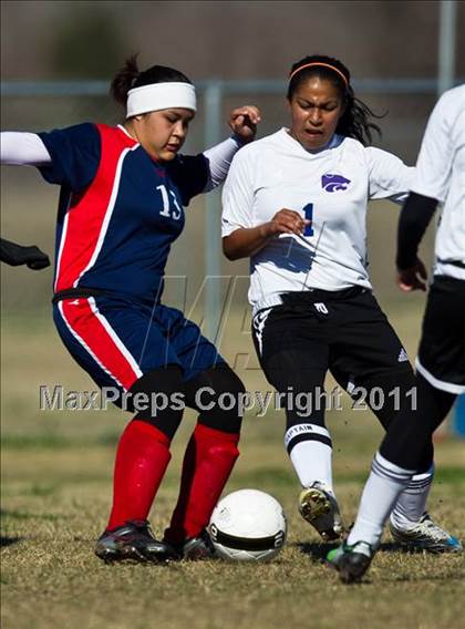 Thumbnail 3 in JV: Angleton JV vs Brazosport JV (Stampede Soccer Shootout) photogallery.