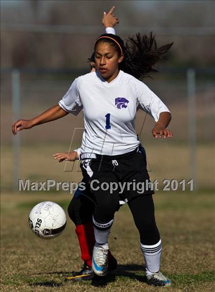 Thumbnail 3 in JV: Angleton JV vs Brazosport JV (Stampede Soccer Shootout) photogallery.