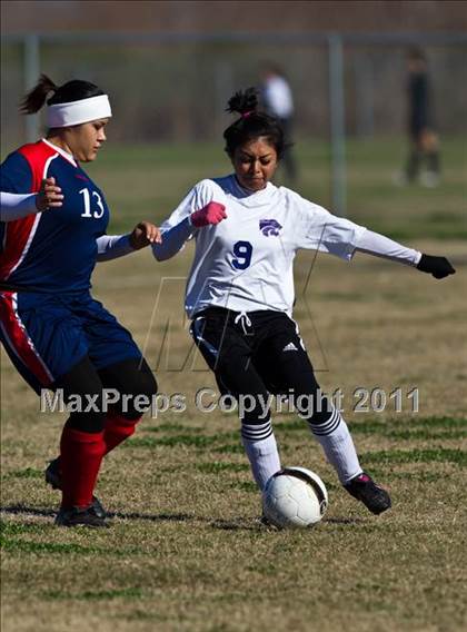 Thumbnail 3 in JV: Angleton JV vs Brazosport JV (Stampede Soccer Shootout) photogallery.