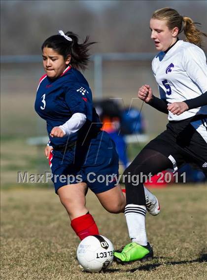 Thumbnail 2 in JV: Angleton JV vs Brazosport JV (Stampede Soccer Shootout) photogallery.