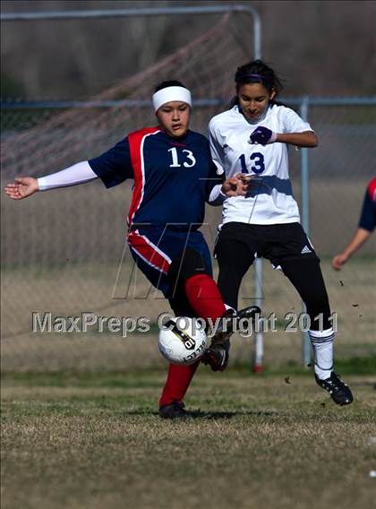 Thumbnail 3 in JV: Angleton JV vs Brazosport JV (Stampede Soccer Shootout) photogallery.