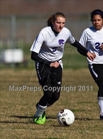 Thumbnail 3 in JV: Angleton JV vs Brazosport JV (Stampede Soccer Shootout) photogallery.