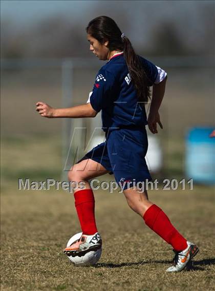 Thumbnail 3 in JV: Angleton JV vs Brazosport JV (Stampede Soccer Shootout) photogallery.