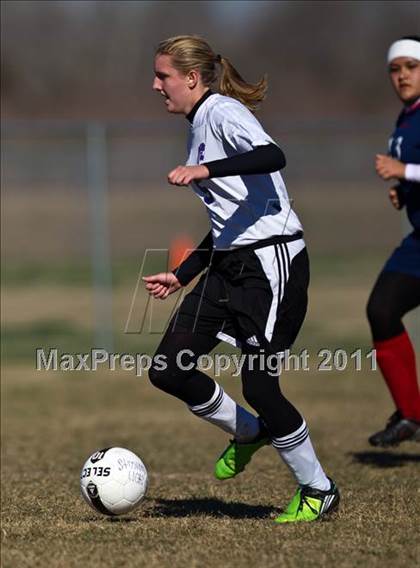 Thumbnail 3 in JV: Angleton JV vs Brazosport JV (Stampede Soccer Shootout) photogallery.