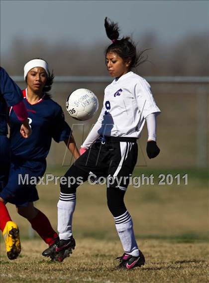 Thumbnail 1 in JV: Angleton JV vs Brazosport JV (Stampede Soccer Shootout) photogallery.