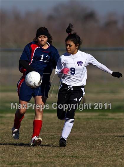 Thumbnail 2 in JV: Angleton JV vs Brazosport JV (Stampede Soccer Shootout) photogallery.
