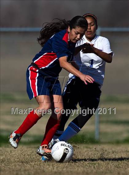 Thumbnail 3 in JV: Angleton JV vs Brazosport JV (Stampede Soccer Shootout) photogallery.