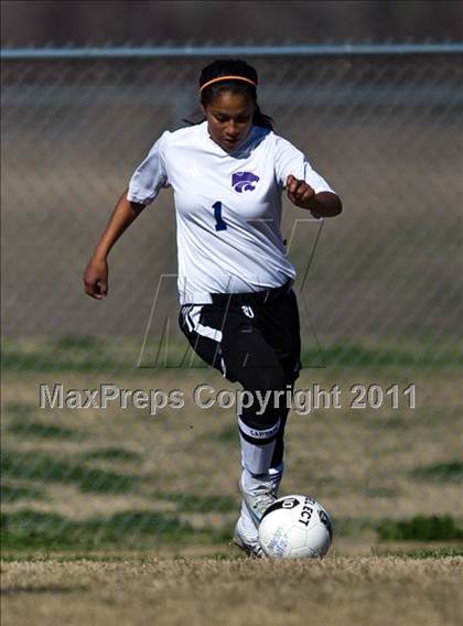 Thumbnail 3 in JV: Angleton JV vs Brazosport JV (Stampede Soccer Shootout) photogallery.