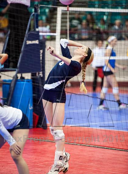 Thumbnail 3 in Dove Creek vs. Vail Christian (CHSAA 1A Pool 1) photogallery.