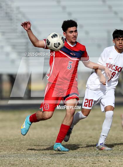 Thumbnail 3 in Tucson High Magnet School vs Sahuaro (Ismael Arce Invitational) photogallery.