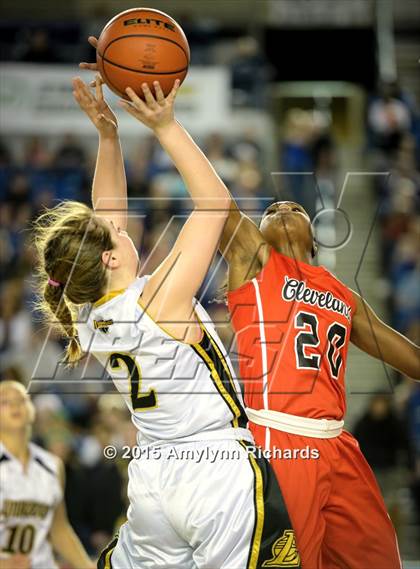Thumbnail 3 in Cleveland vs. Lynnwood (WIAA 3A State) photogallery.