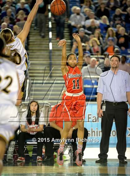 Thumbnail 3 in Cleveland vs. Lynnwood (WIAA 3A State) photogallery.