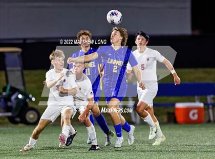 Thumbnail 1 in North Central vs Carmel (IHSAA Class 3A Sectional Semi Final) photogallery.