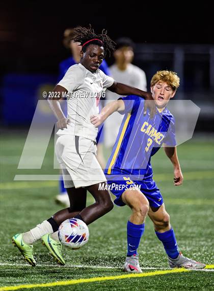 Thumbnail 1 in North Central vs Carmel (IHSAA Class 3A Sectional Semi Final) photogallery.