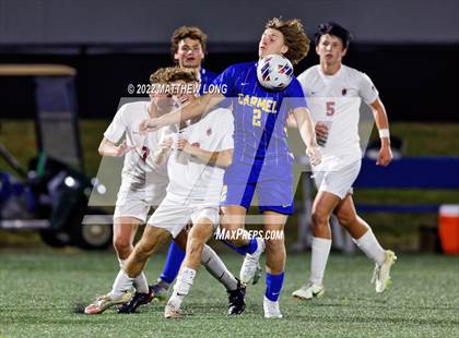 Thumbnail 2 in North Central vs Carmel (IHSAA Class 3A Sectional Semi Final) photogallery.