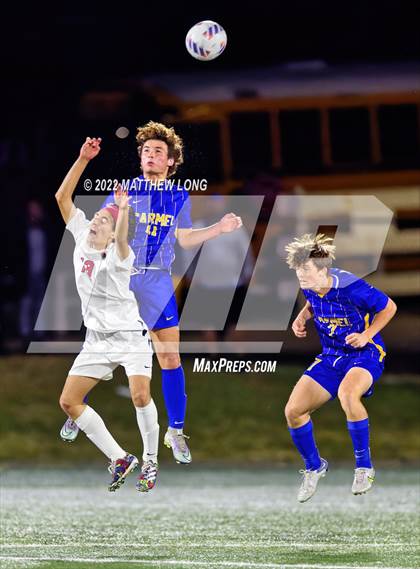 Thumbnail 1 in North Central vs Carmel (IHSAA Class 3A Sectional Semi Final) photogallery.