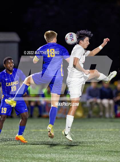 Thumbnail 3 in North Central vs Carmel (IHSAA Class 3A Sectional Semi Final) photogallery.