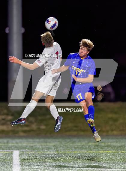 Thumbnail 3 in North Central vs Carmel (IHSAA Class 3A Sectional Semi Final) photogallery.