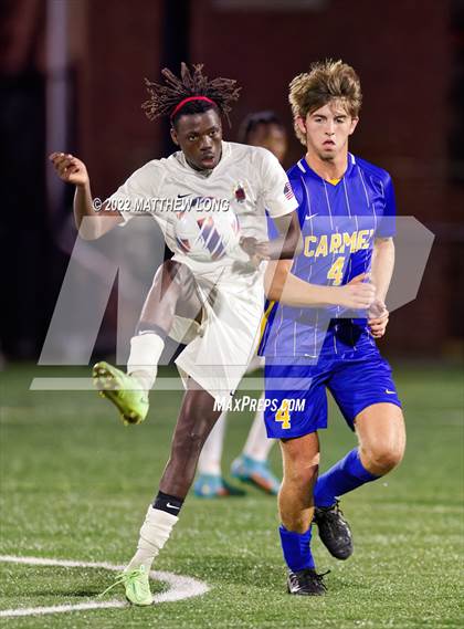 Thumbnail 3 in North Central vs Carmel (IHSAA Class 3A Sectional Semi Final) photogallery.