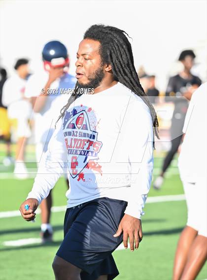 Thumbnail 2 in Mountain Pointe vs. Centennial  (Scrimmage at Mountain Pointe) photogallery.