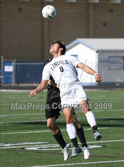 Thumbnail 3 in Lincoln vs. Rocky Mountain (CHSAA 5A District Playoffs) photogallery.