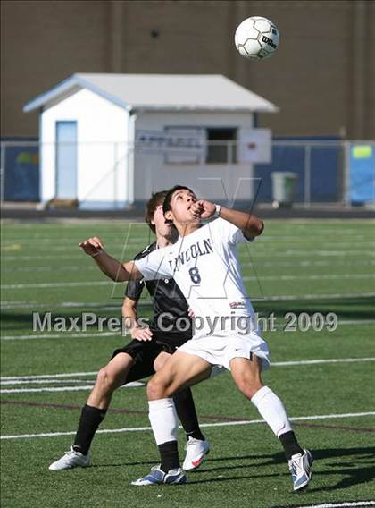 Thumbnail 3 in Lincoln vs. Rocky Mountain (CHSAA 5A District Playoffs) photogallery.