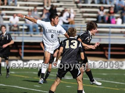 Thumbnail 3 in Lincoln vs. Rocky Mountain (CHSAA 5A District Playoffs) photogallery.