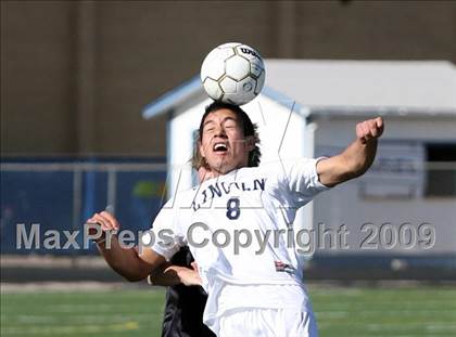 Thumbnail 2 in Lincoln vs. Rocky Mountain (CHSAA 5A District Playoffs) photogallery.