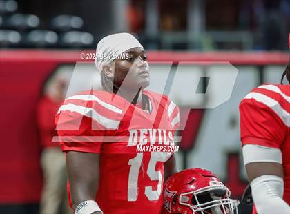 Thumbnail 2 in Lincoln County vs. Bowdon (GHSA A Division 2 Championship) photogallery.