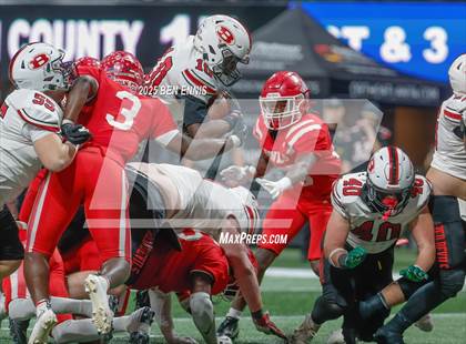 Thumbnail 2 in Lincoln County vs. Bowdon (GHSA A Division 2 Championship) photogallery.