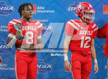 Thumbnail 2 in Lincoln County vs. Bowdon (GHSA A Division 2 Championship) photogallery.