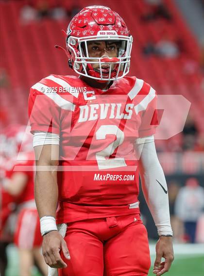 Thumbnail 3 in Lincoln County vs. Bowdon (GHSA A Division 2 Championship) photogallery.