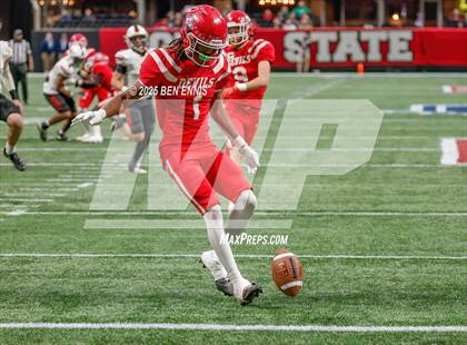 Thumbnail 2 in Lincoln County vs. Bowdon (GHSA A Division 2 Championship) photogallery.