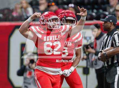 Thumbnail 2 in Lincoln County vs. Bowdon (GHSA A Division 2 Championship) photogallery.