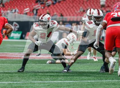 Thumbnail 3 in Lincoln County vs. Bowdon (GHSA A Division 2 Championship) photogallery.